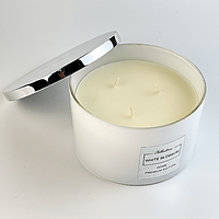 Свічка ароматизована потрійна Pepco Home White Blossom аромат (Жасмин) 1кг