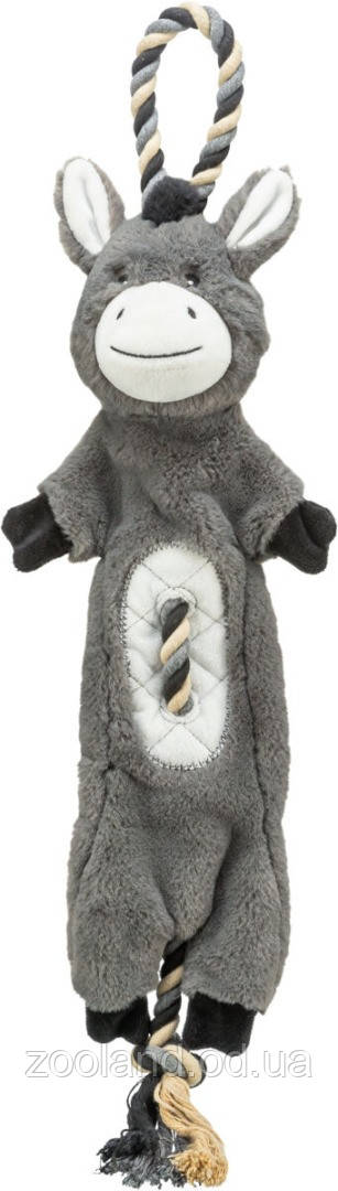 TR36099 Trixie Іграшка Осел із канатом, 66 см