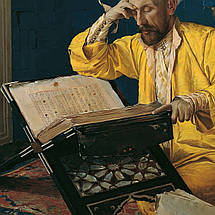 Картина на полотні "Осман Хамді, Ісламський теолог з Кораном, Osman Hamdi Bey", 60×71см, фото 5