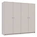 Комплект шаф для одягу Doros Промо (2 шт.) 180х48х204 см Кашемір (DRS-011208)+, фото 3