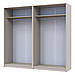 Комплект шаф для одягу Doros Промо (2 шт.) 180х48х204 см Кашемір (DRS-011208)+, фото 6