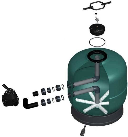 Нижнє кріплення для верхньої кришки фільтру Neptun, фото 1