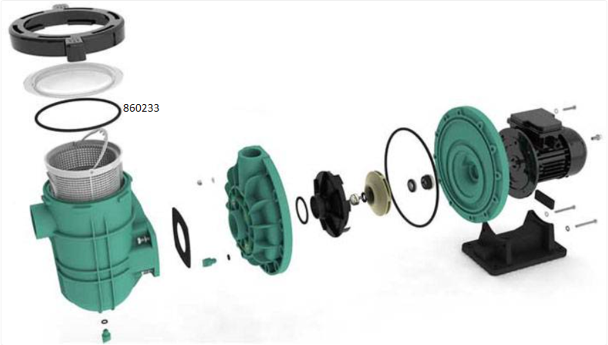 Ущілювальне кільце кришки префільтра Streamer 2010, Ø168x6 мм, фото 1