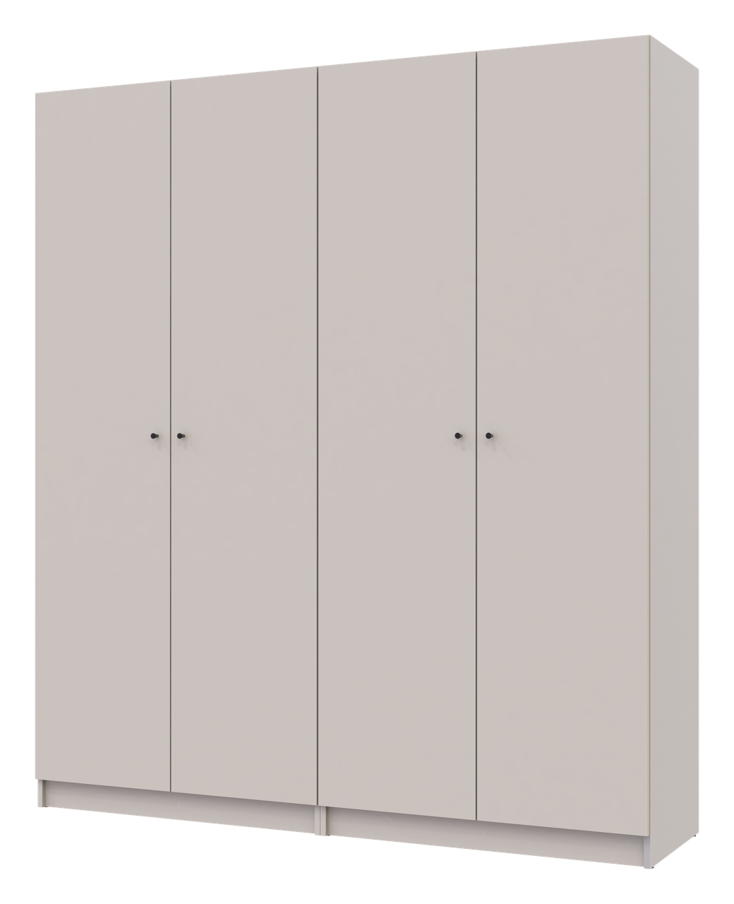 Комплект шаф для одягу з полицями Doros Промо (2 шт.) 180х48х204 см Кашемір (DRS-011466)+