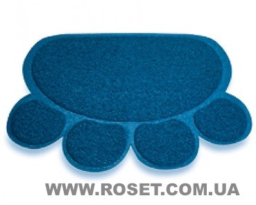 Коврик для питомца paw print litter mat (цвет синий) - фото 4 - id-p30547810