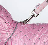 Куртка зимова для собак"Dog Princess"з капюшоном,36 см,рожевий, фото 3