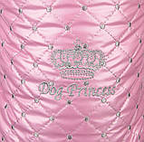 Куртка зимова для собак"Dog Princess"з капюшоном,36 см,рожевий, фото 4