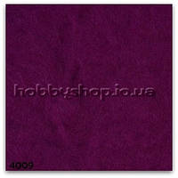 Новозеландська кардочесана вовна Малинова темна