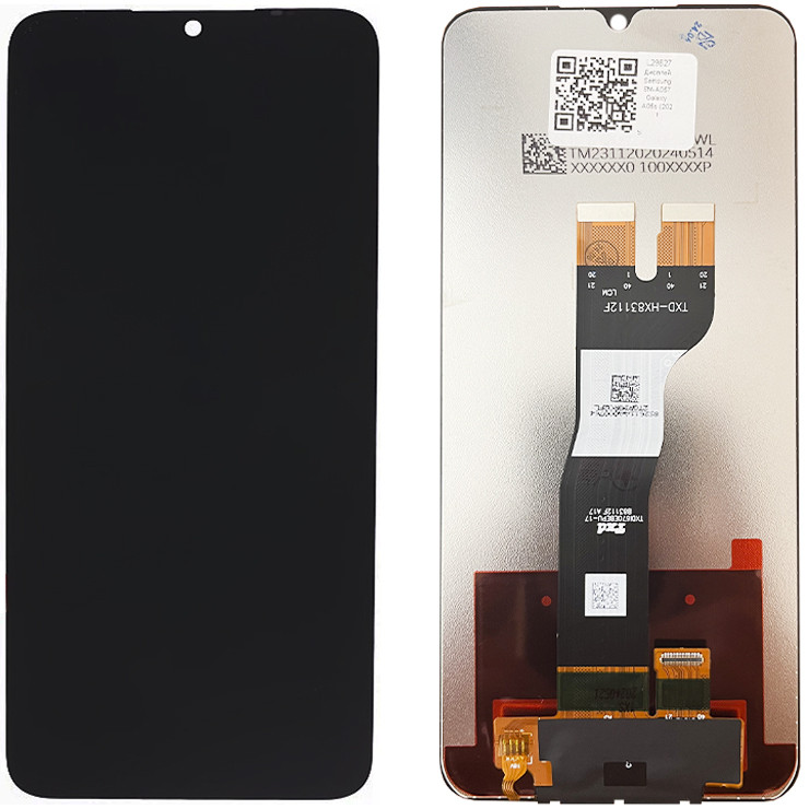 Дисплей Samsung SM-A057 Galaxy A05s (2023) у зборі із сенсором black TFT