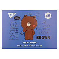Папір для нотаток з липким шаром YES Line Friends 170334 140 аркушів 4922547