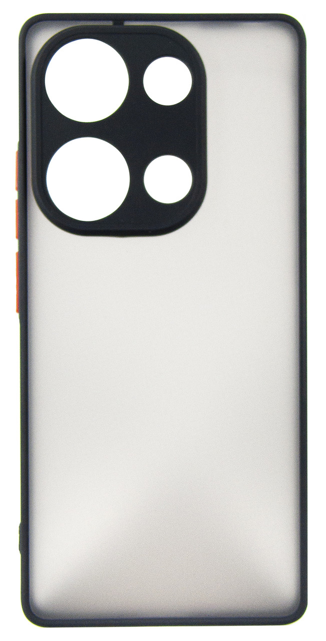 Чохол-накладка Dengos Matt для Xiaomi Redmi Note 13 Pro 4G Black (DG-TPU-MATT-141), фото 1