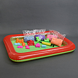 Кінетичний пісок Danko Toys "KidSand" 1600 г з надувною пісочницею, фото 4