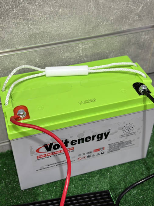 Акумулятор GEL Volt Energy 12v 100 Ah для дбж та гібридних електростанцій Туреччина, фото 1