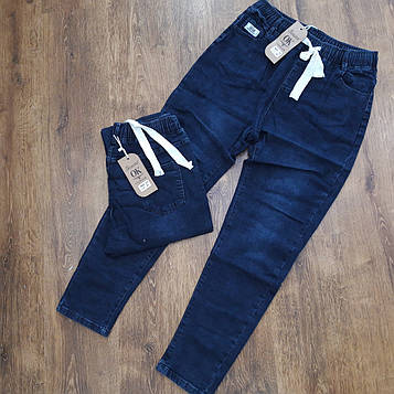 Жіночі джеггінси "Золото" Art: 989-2 Сині