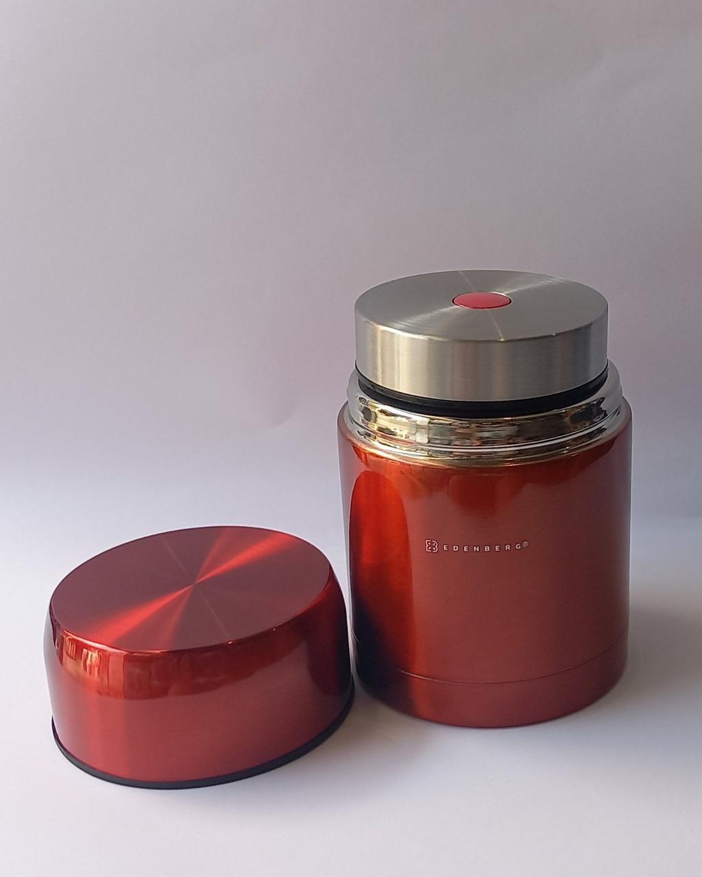 Термос харчовий Edenberg EB-3509R червоний 0.8л, фото 1