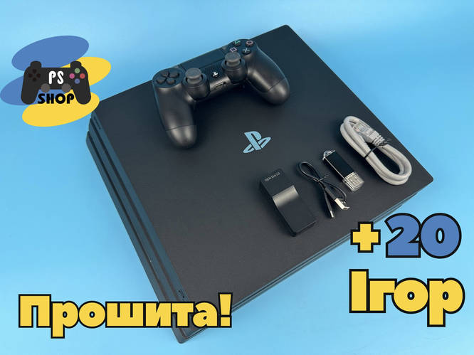 Playstation 4 Pro 1Tb, Прошита(11.00), 20 игр (ID#2328915577), цена ...