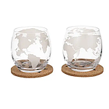 Подарунковий набір на підставці Графін - глобус - Набір для віскі Malatec 22553, фото 5