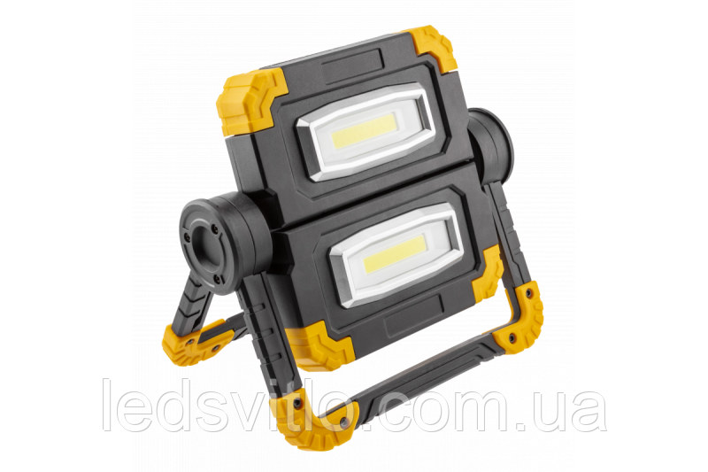 Прожектор світлодіодний GTV WORKY LED 20W IP44 6400K акумуляторний з функцією Power Bank