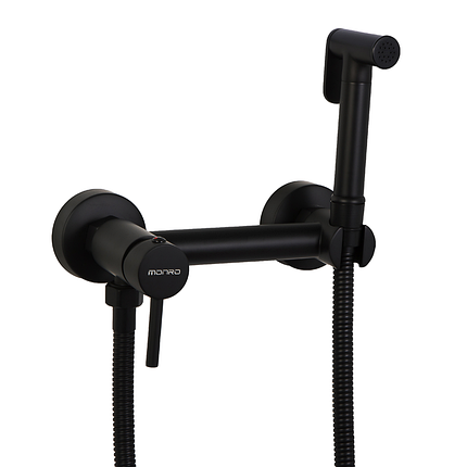 Гiгiенiчний душ зi змiшувачем MONRO 350А Black, фото 1