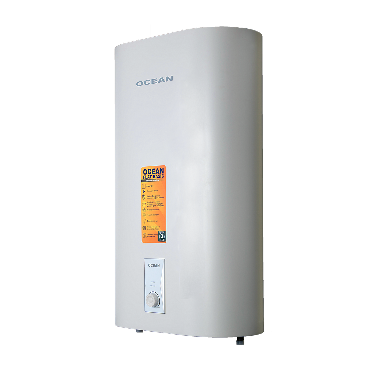 Бойлер OCEAN FLAT BASIC RZB80М EТ+DT 80л  сухий тен