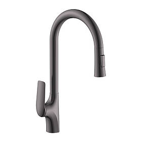 Змішувач для кухні з висувним виливом MONE Deluxe HILARY 7389389GR Gun Gray