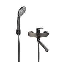 Змішувач для ванни MONE Delux KINGDOM 5381381GR-30F Gun Gray, фото 4