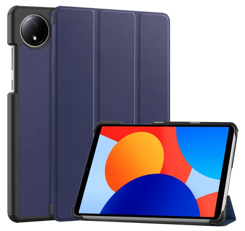 Чохол книжка Crazy Horse на Xiaomi Redmi Pad SE (8.7") 2024 / синій