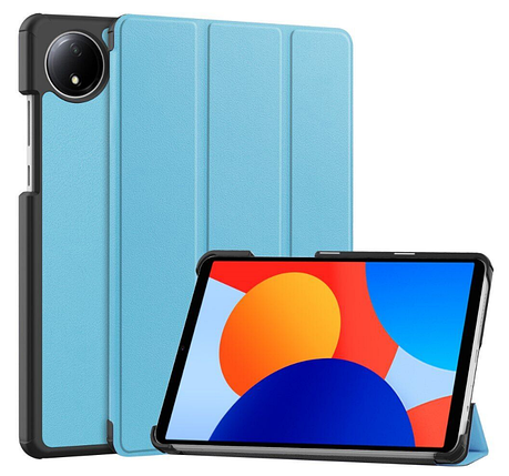 Чохол книжка Crazy Horse на Xiaomi Redmi Pad SE (8.7") 2024 / блакитний, фото 1