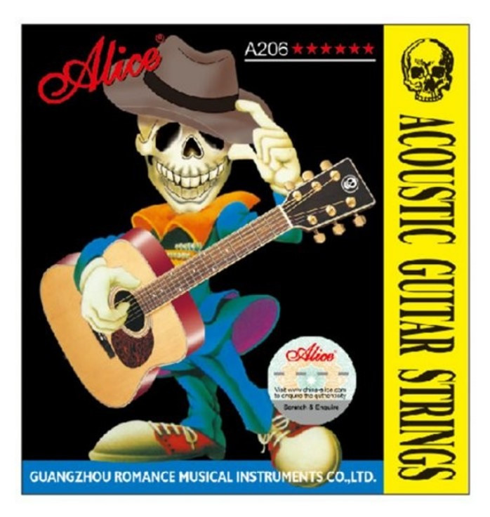 Струни для акустичної гітари Alice A206L 12-53, фото 1