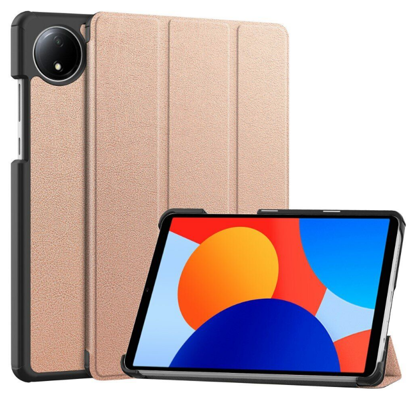 Чохол книжка Crazy Horse на Xiaomi Redmi Pad SE (8.7") 2024 / rose gold