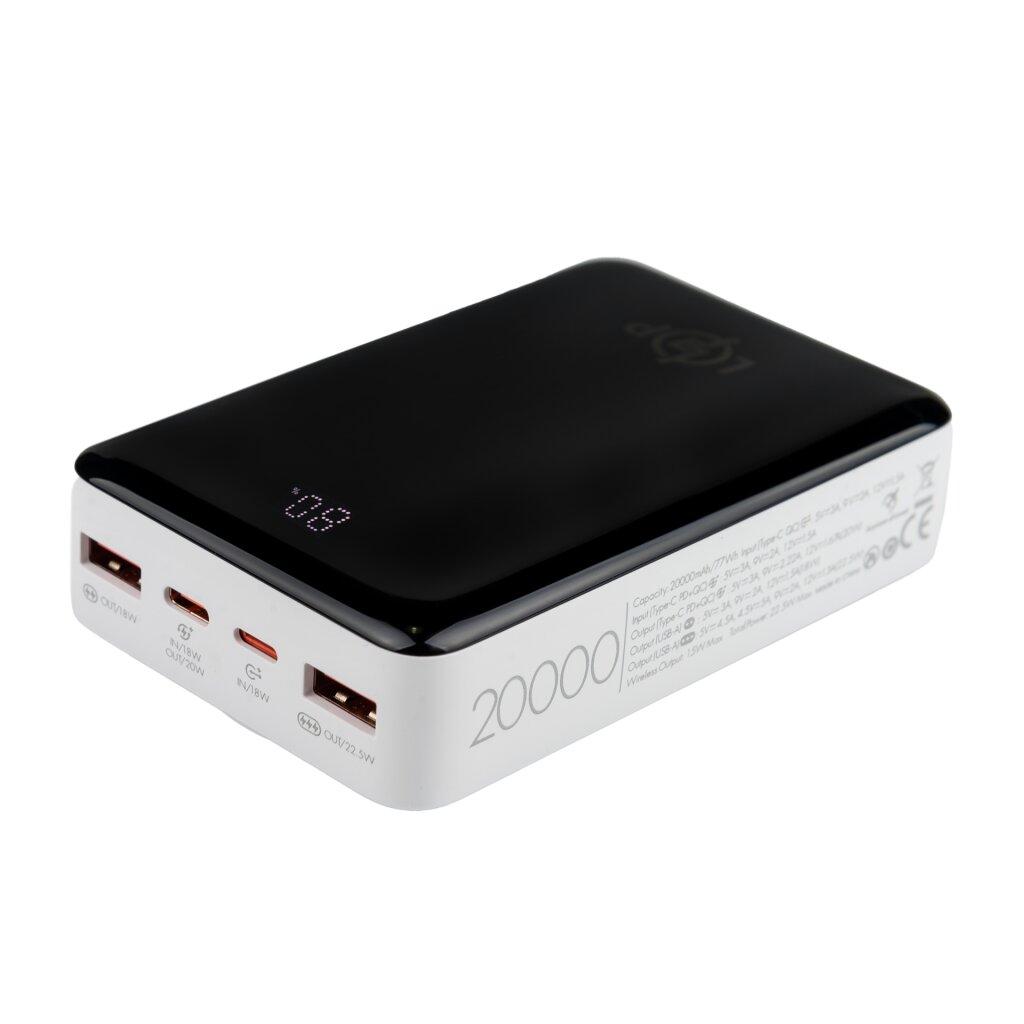 Зовнішній акумулятор Power Bank LP PQ18 20000mAh