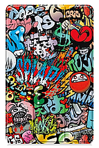 Чохол книжка Crazy Horse на Xiaomi Redmi Pad SE (8.7") 2024 / graffiti, фото 4