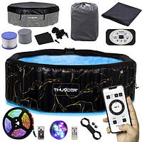 Садове 6-місне джакузі Thunder LAVA - джакузі панель з кнопками, мобільний додаток максимальна місткість: 1000 л
