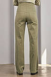 Прямі штани для вагітних Sage оливкові, фото 7
