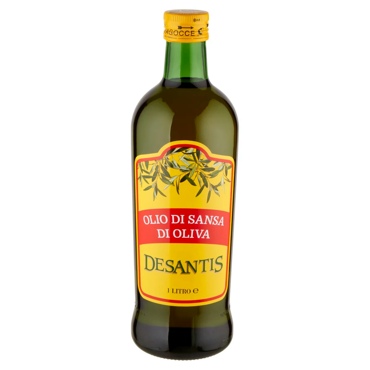 Оливкова олія Desantis Olio di Sansa, для смаження рафінована Італія 1 л.