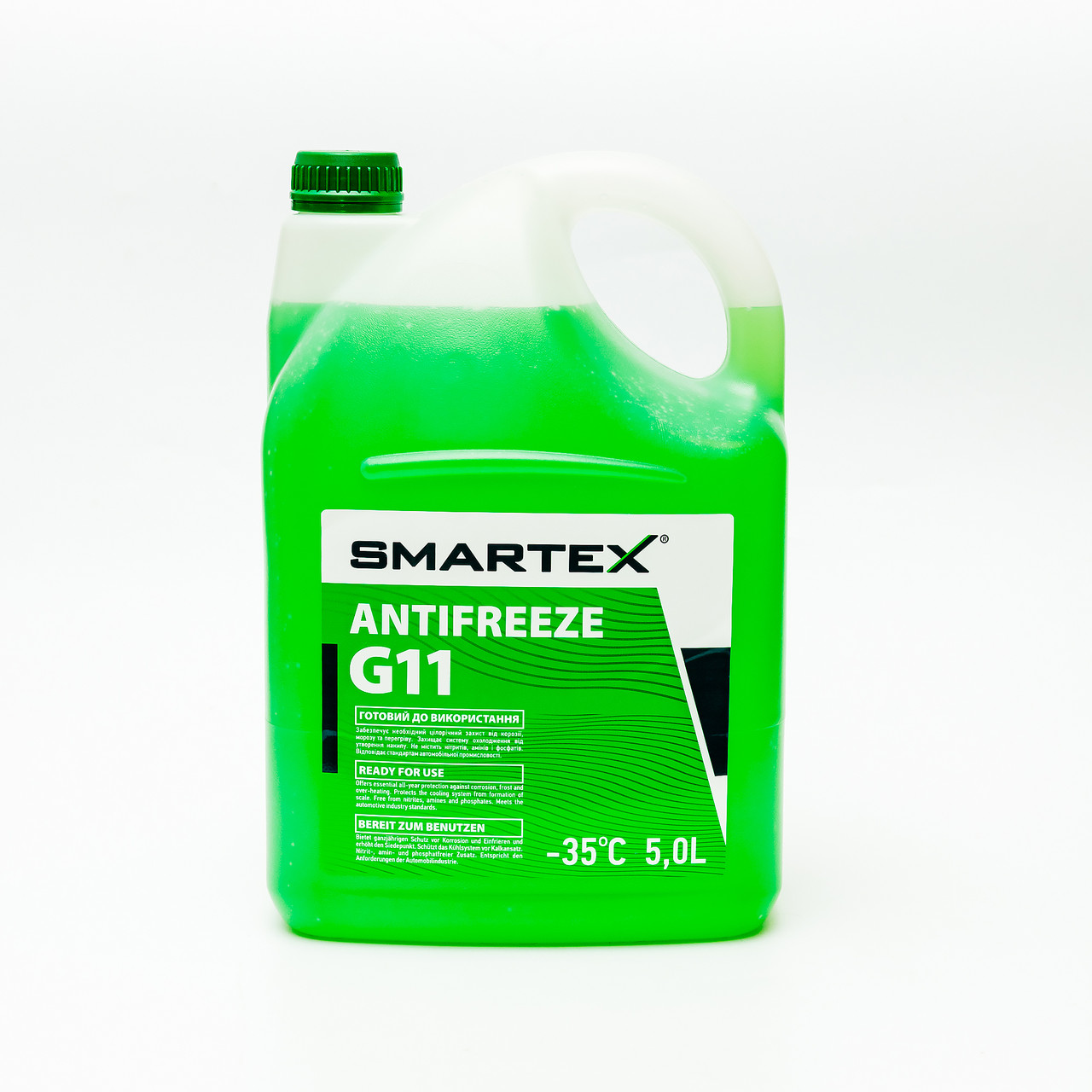 Антифриз -35°C SMARTEX G11 5л зелений (SM39724), фото 1