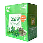 Зелений чай із лемонграсом і насінням конопель Tea Moments Hemp Twist 20 пірамідок  | Curtis у новому дизайні, фото 5