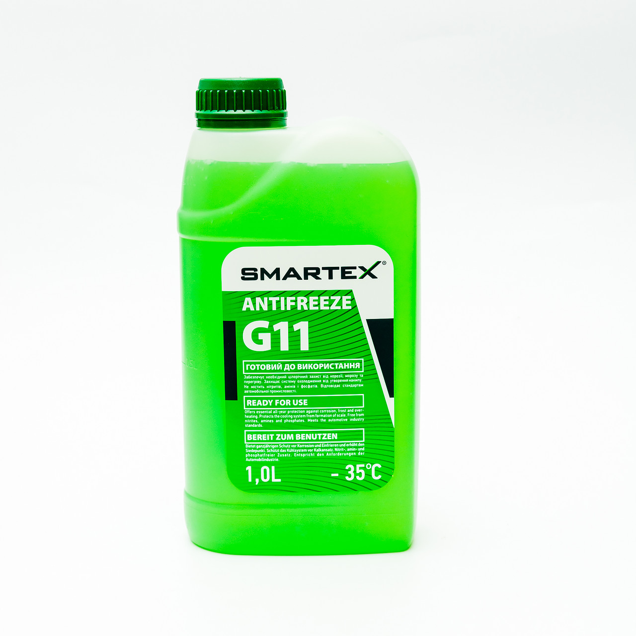 Антифріз -35°C  SMARTEX G11 1,0л зелений (SM39727), фото 1