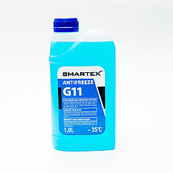Антифриз  -35°C SMARTEX G11 1,0л блакитний (SM39728)