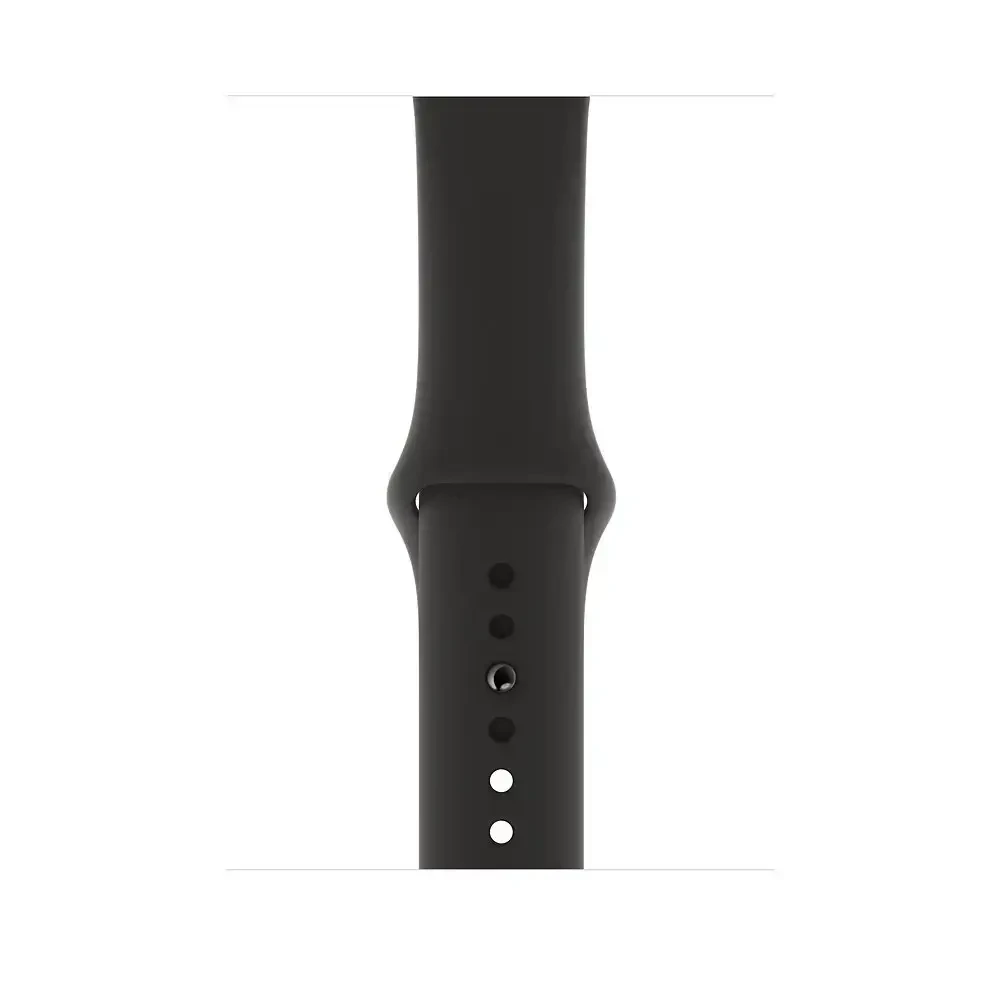 Силіконовий ремінець для Apple watch 42mm/44mm/45mm/49mm чорний, фото 1