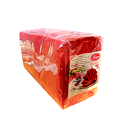 Серветка 2 сл " Алсупак" 33*33 200шт/4 червона