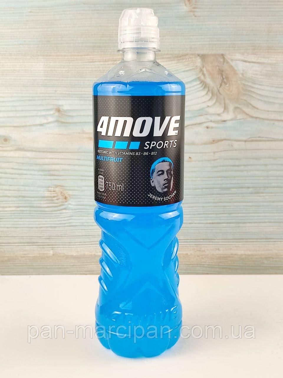 Напій негазований мультифруктовий 4Move 750 мл Польща, фото 1