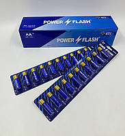 Батарейка Power Flash LR06 AA лужна, відривний блістер 1 шт