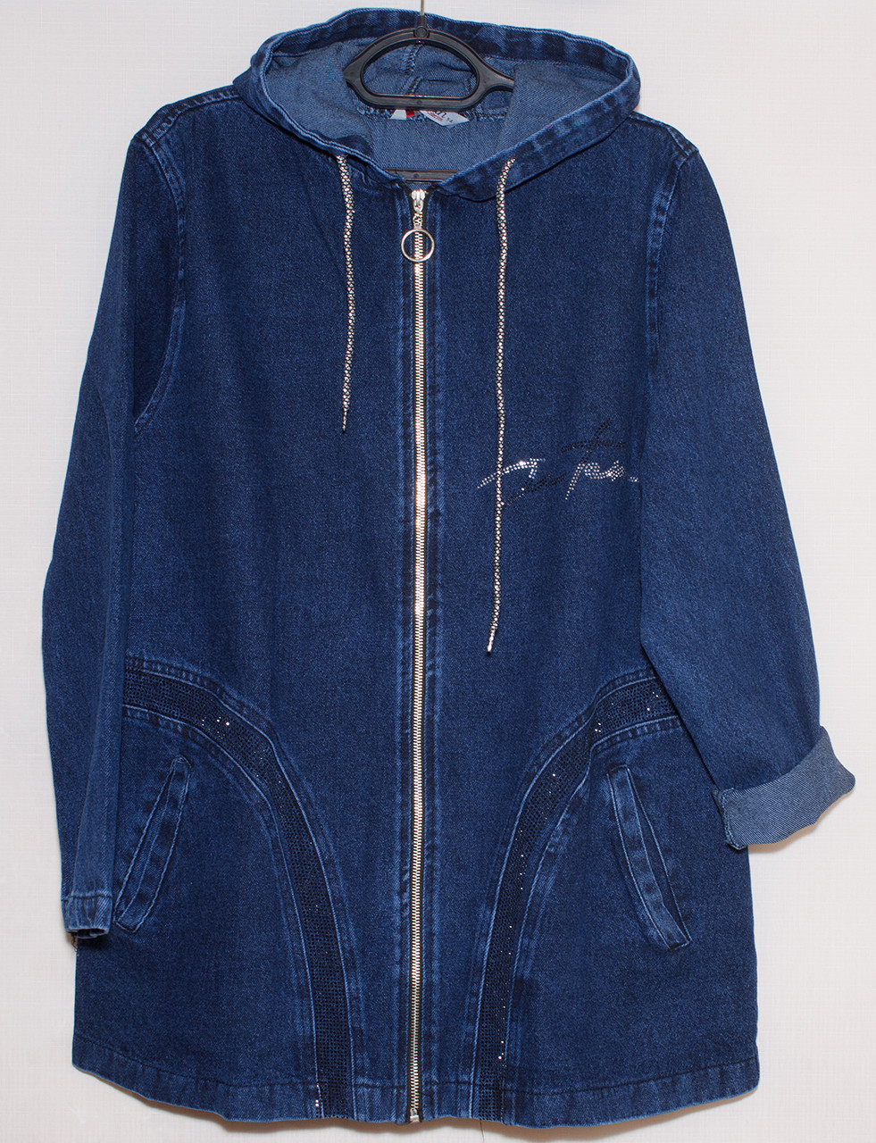 Джинсовий кардиган великого розміру батал Туреччина 54