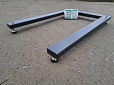 Палетні ваги 800х1200 мм від виробника Горизонт, з калькулятором, серія «ЕКОНОМ» A9-0812, фото 5