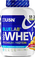 Протеїн для набору маси USN Blue Lab 100% Whey Premium Protein 2кг попкорн карамель