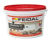 Фарба для стін та стелі Feidal Wandfarbe "S", акрилова, матова, 2.5л.