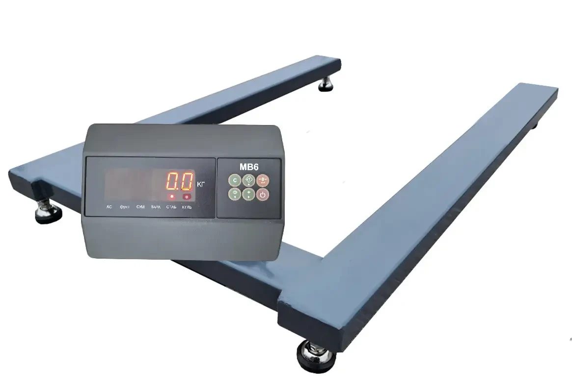 Палетні ваги 800х1200 мм від виробника Горизонт, з калькулятором, серія «ЕКОНОМ» MB6-0812