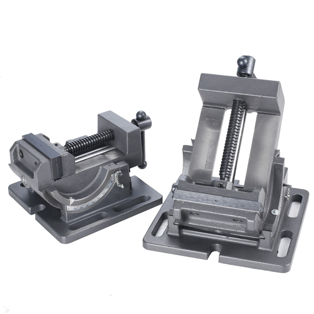 Лещата верстатні для свердлильних верстатів синусні L губок 100 мм, серія QKD Китай, фото 1