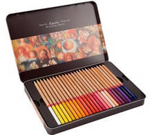 Олівці кольорові Магсо 24 кольору в металевому пеналі Fine Art-24TN